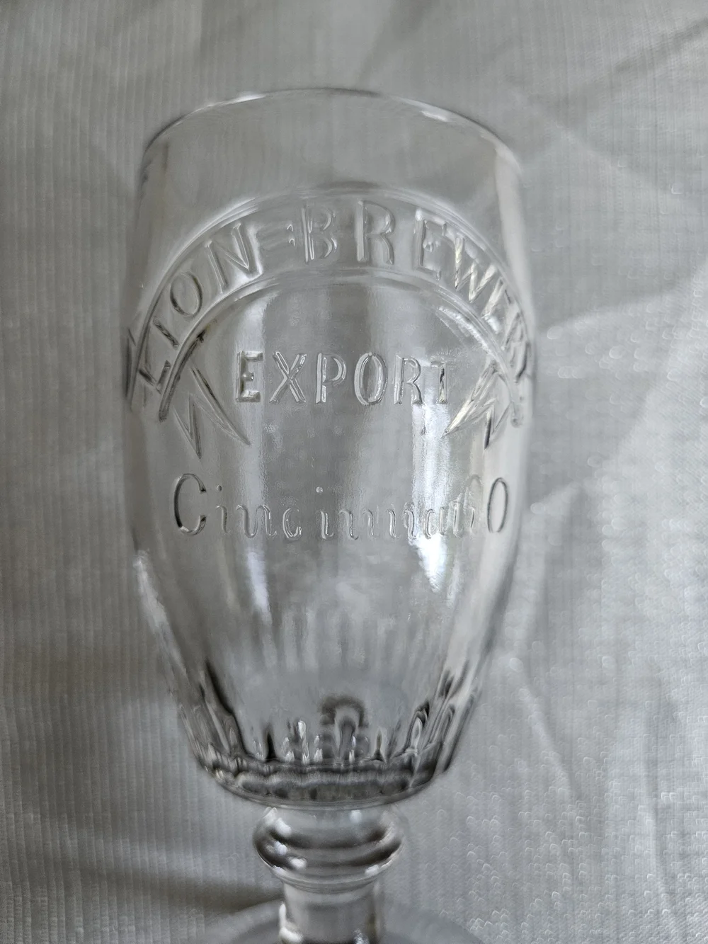 Lion‎ Brewery Pre-Prohibition Beer Glass